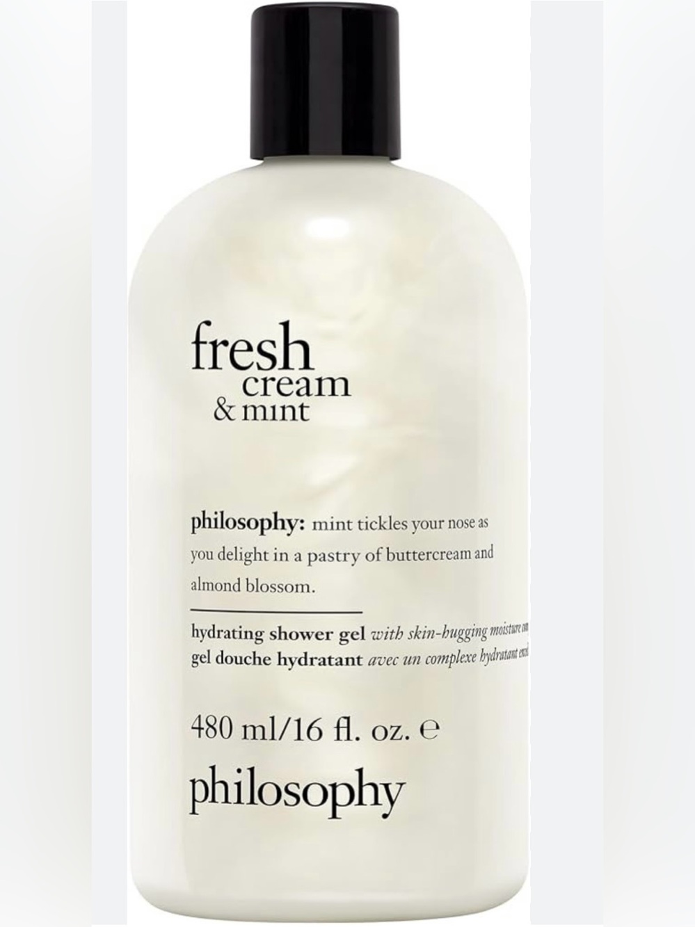 Philosophy Fresh Cream & Mint Hydrating Shower Gel - White